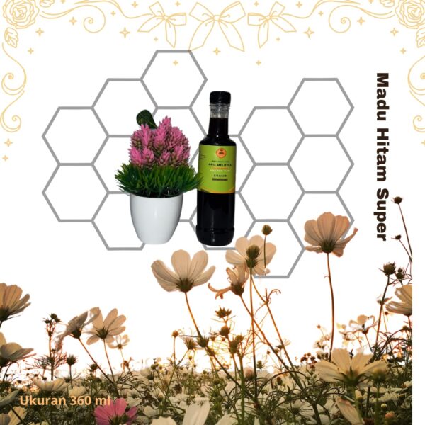 Madu Hitam Super {manis} 360 ml Nektar Akasia Carva